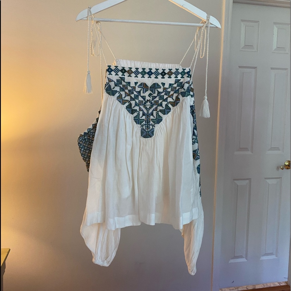 Free People Off Shoulders Womens Top